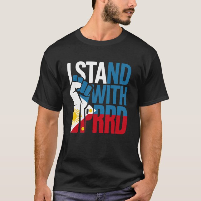 T-shirt Je suis avec PRRD (Devant)