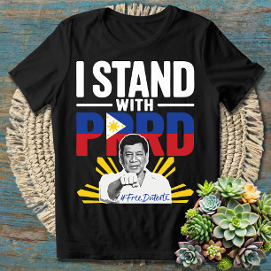 T-shirt Je suis avec PRRD Pinoy Pride résistance - Duterte