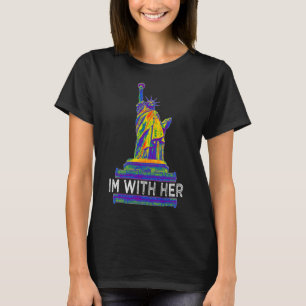 T-shirt Je Suis Avec Sa Statue De La Liberté #Résister #re