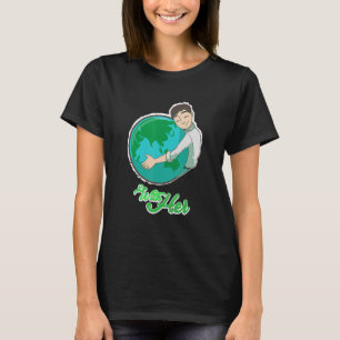 T-shirt Je suis avec son environnement Erde Planet sur le