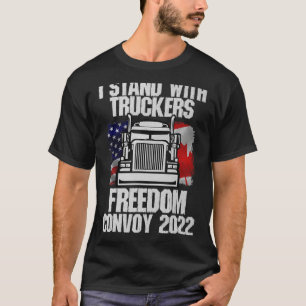 T-shirt Je Suis Avec Truckers Freedom Convoy 2022