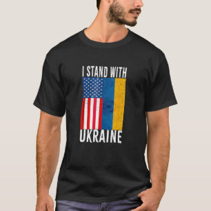 T-shirt Je Suis Avec Ukraine Su Pport UKRAINE Ukr Ainian A