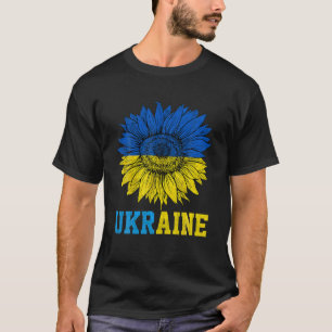 T-shirt Je Suis Avec Ukraine Sun-Flower Support Ukraine Ro