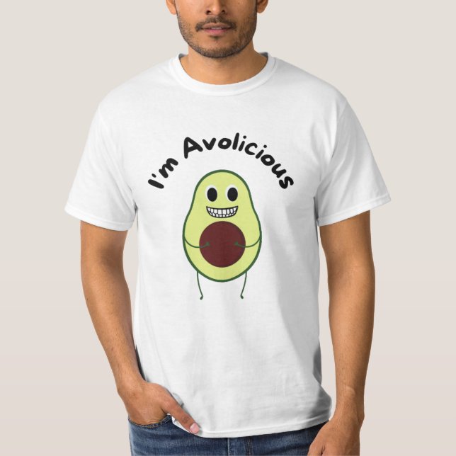 T-shirt Je suis Avolicious - Funny Fruit Pun (Devant)