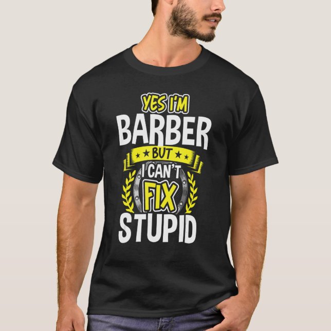 T-shirt Je suis Barber (Devant)