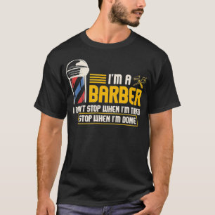 T-shirt Je suis Barber Je Coiffeur Je Coiffeur I Coiffeur