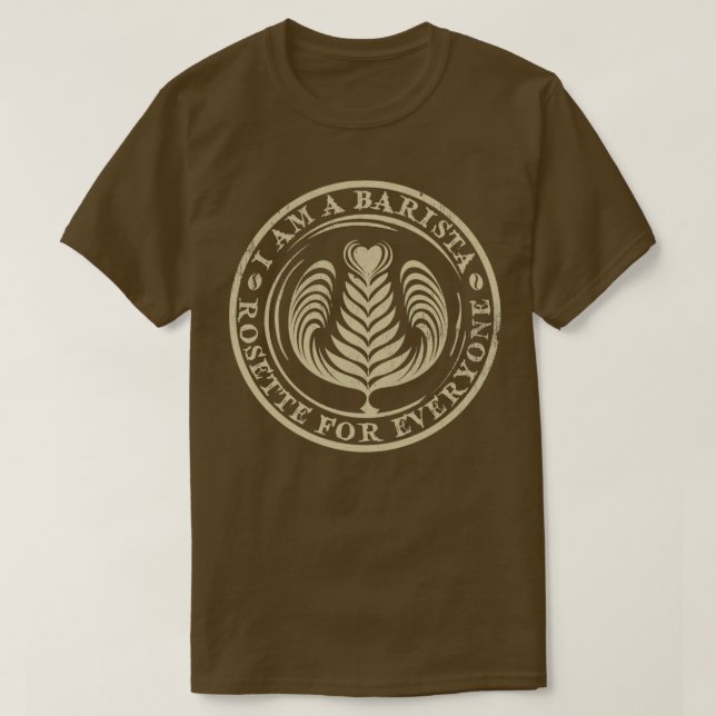 T-shirt Je Suis Barista 4 (Design devant)