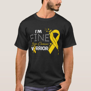 T-shirt Je suis beau Cancer de l'os Guerrier de sensibilis