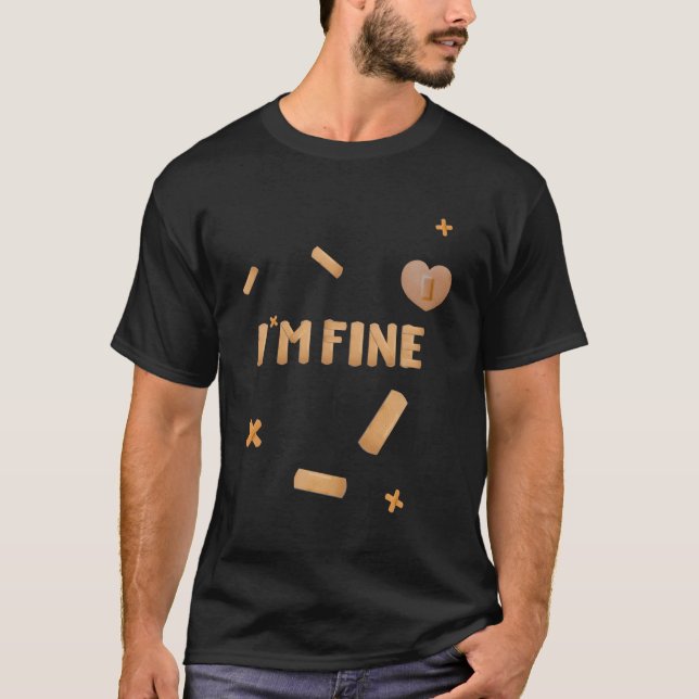 T-shirt Je Suis Bien Meilleur Plaster (Devant)