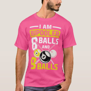 T-shirt Je suis Bipooler billard sport de sauvetage huit b
