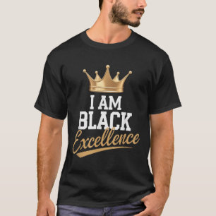 T-shirt Je Suis Black Excellence Histoire Noire Afro Motiv