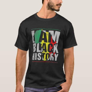 T-shirt Je Suis Black History Mois African American Pride 