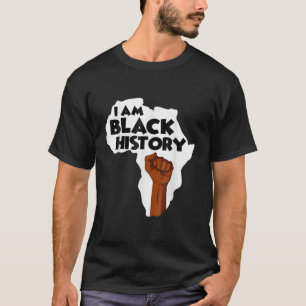 T-shirt Je Suis Black History Mois African American Pride