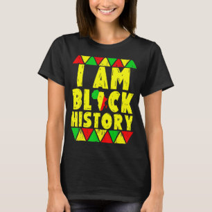 T-shirt Je Suis Black History Mois African American Pride