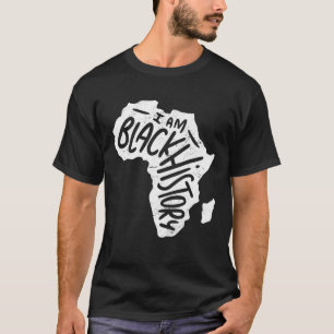 T-shirt Je Suis Black History Mois African American Pride