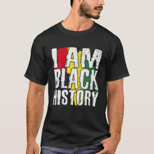 T-shirt Je Suis Black History Mois African American Pride