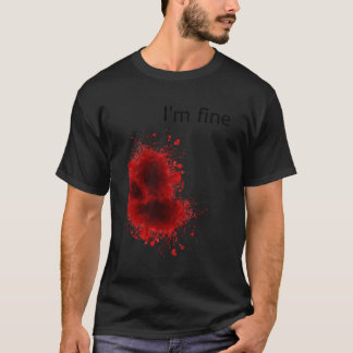 T-shirt Je Suis Bloody Wound Halloween Gross
