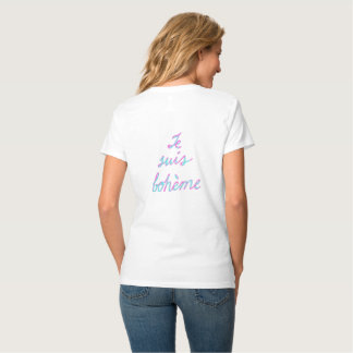 T-shirt je suis bohème