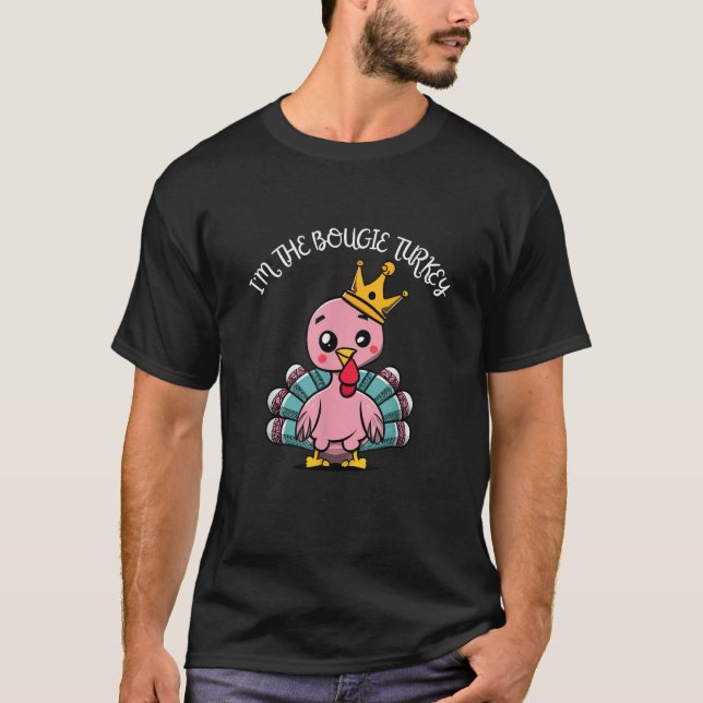 T-shirt Je suis Bougie Turquie mignonne Thanksgiving pour  (Devant)