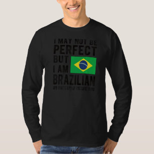 T-shirt Je suis Brésilien Drapeau Brésil Patrimoine Racine