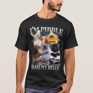 T-shirt Je suis capable de laver mon ventre Drôle de chien
