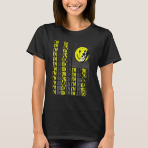 T-shirt Je suis Cassé Maladie Invisible Souris Confus Je s