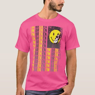 T-shirt Je suis Cassé Maladie Invisible Souris Confus Je s