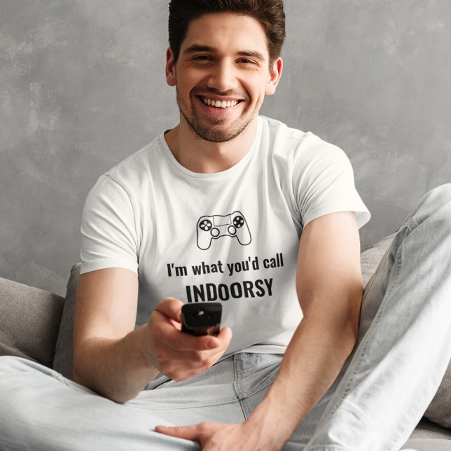 T-shirt Je suis ce que vous appelleriez Gamer Indoorsy Per (Créateur téléchargé)