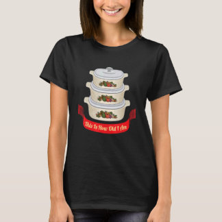 T-shirt Je suis ce vieux 80s 90s Nostalgic Cuisine Baking