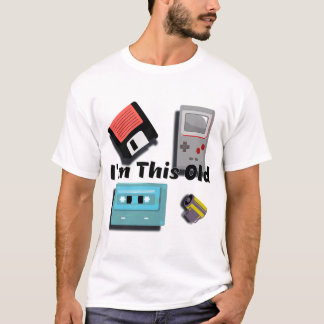 T-shirt Je suis ce vieux graphique