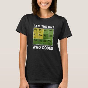 T-shirt Je Suis Celui Qui Codes Programmeur Programmeur Ne