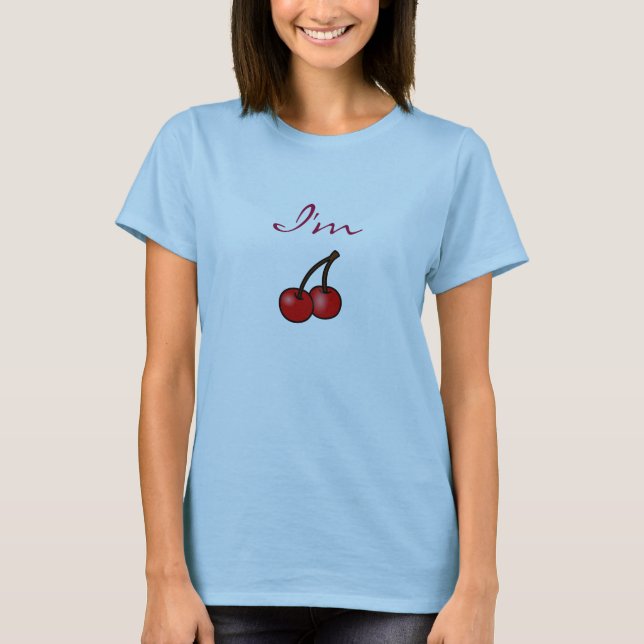 T-shirt Je suis cerise (Devant)