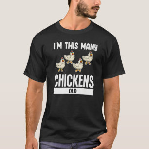 T-shirt Je suis cette vieille ferme de poulets