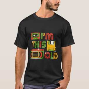 T-shirt Je suis cette vieille technologie de reto