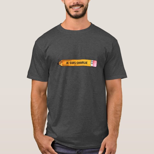 T-shirt Je Suis Charlie (Devant)