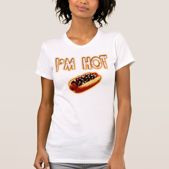 T-shirt Je suis chaud (Devant)