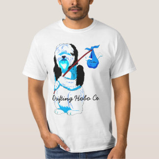 T-shirt Je suis chemise bleue de chien