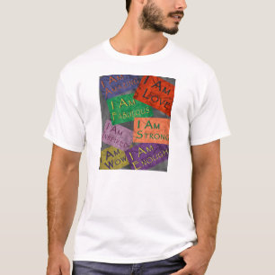T-shirt Je suis chemise d'affirmation