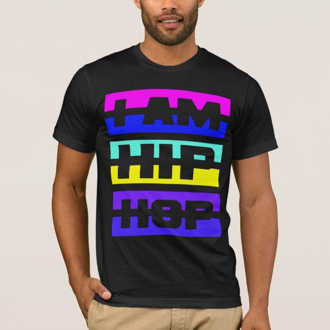 T-shirt Je suis chemise Hip hop - choisir style & couleur (Devant)