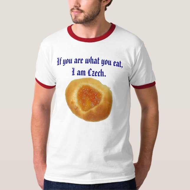 T-shirt "Je suis" chemise tchèque (Devant)