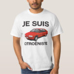 T-shirt Je suis citroëniste - red BX<br><div class="desc">Support pour toutes les Citroënistes,  les particuliers Citroën BX.</div>