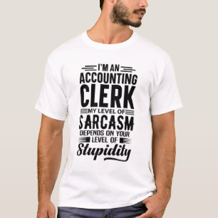 T-shirt Je suis commis comptable