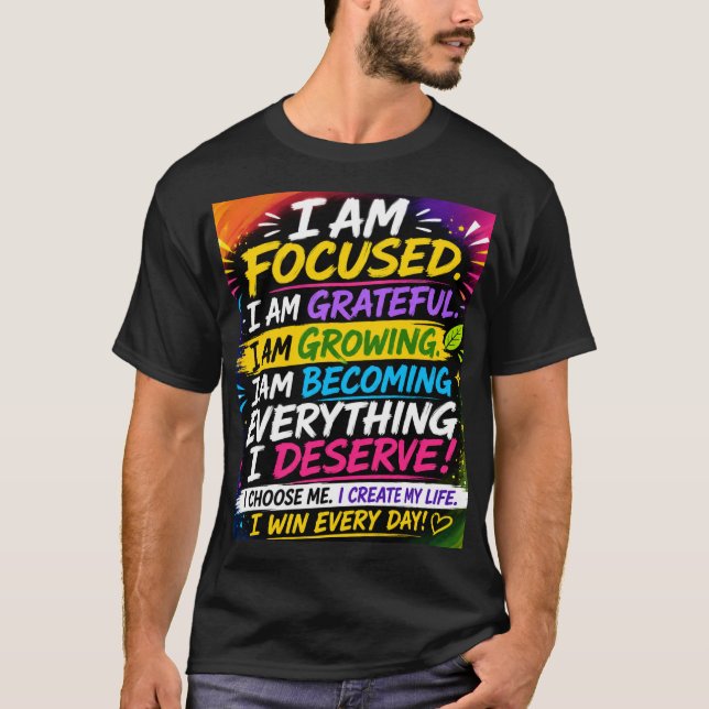 T-shirt Je suis concentré  (Devant)