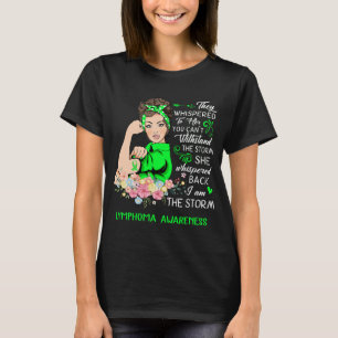 T-shirt Je Suis Conscience De La Tempête Du Lymphome
