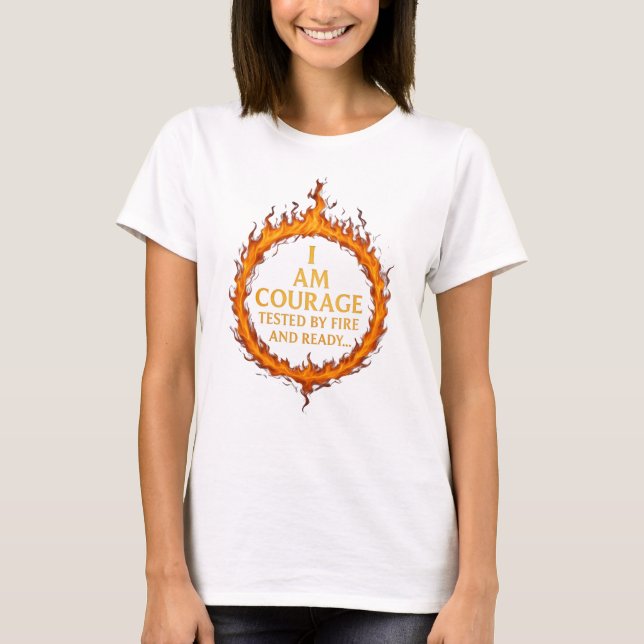 T-SHIRT JE SUIS COURAGE (Devant)
