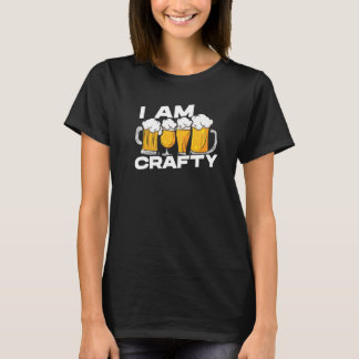 T-shirt Je Suis Crafty Brasserie Brasserie Brasserie Craft