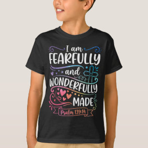 T-shirt Je suis craintivement et merveilleusement fait psa