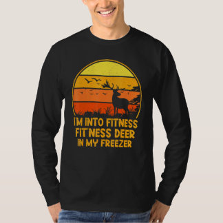 T-shirt Je Suis Dans Fitness Deer Dans Mon Congélateur 1