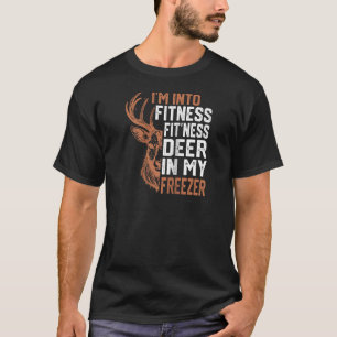 T-shirt Je suis dans Fitness Deer Freezer Funny Hunter Pap