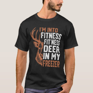T-shirt Je suis dans Fitness Deer Freezer Funny Hunter Pap